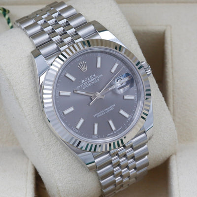 Rolex Datejust 41 Rhodium Dial 126334