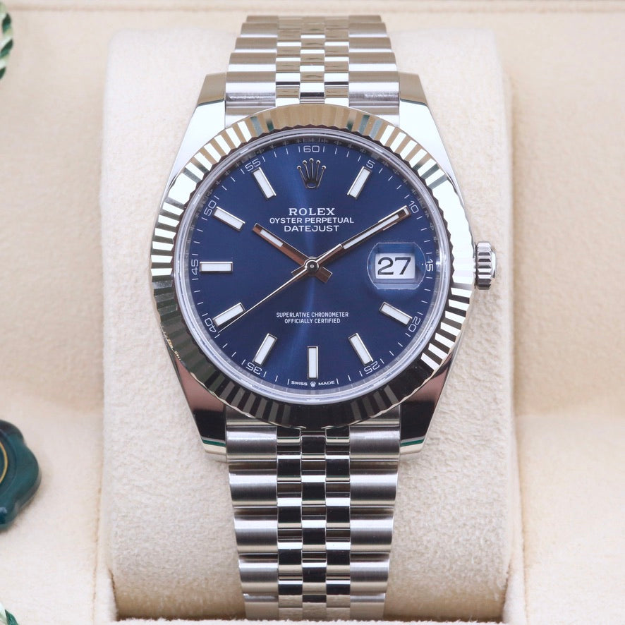 Rolex Datejust 41 Blue Dial 126334 Year: 2024